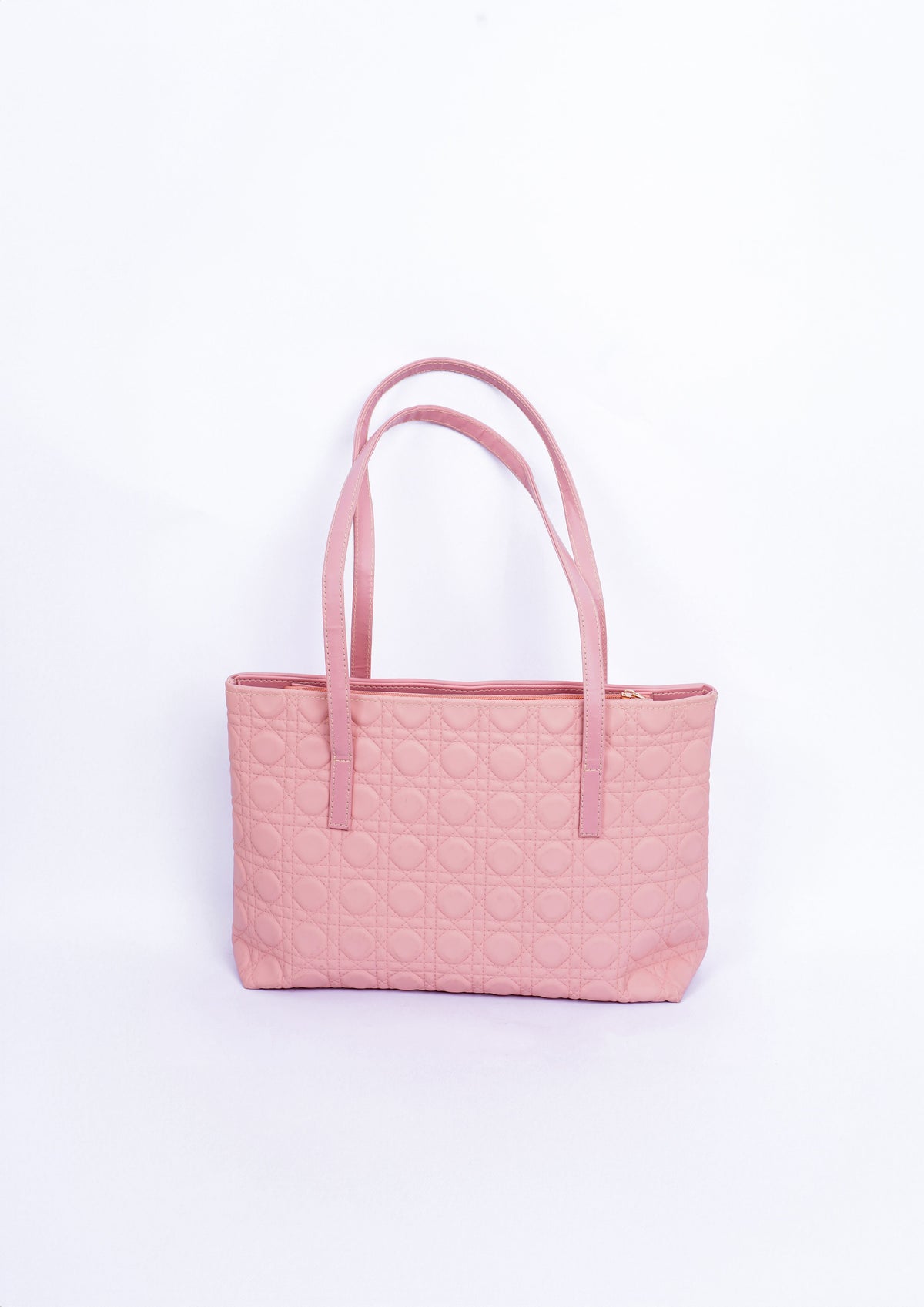 Pink Pearl Quilted Tote