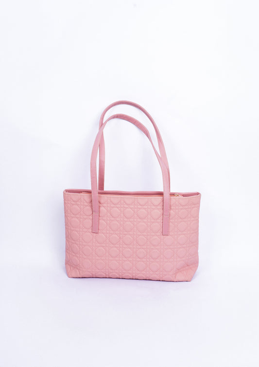 Pink Pearl Quilted Tote
